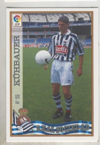 Cromo Liga 97/98: Real Sociedad numero 159: Kuhbauer