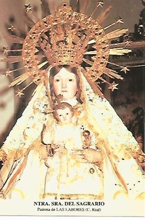 POSTAL 54528: Virgen del Sagrario. Las Labores Ciudad Real