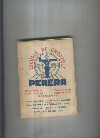 Cartilla de enseñanza para conductores de automoviles