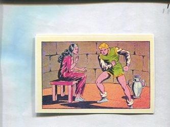 Facsimil: Cromo El Guerrero del Antifaz serie 3: La Marquesita de Peñarrosa numero 37
