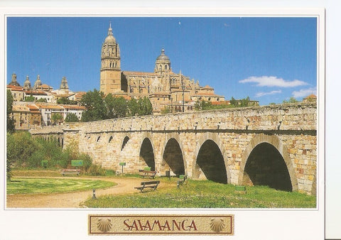 Postal 039276 : Salamanca. Puente romano y catedrales vieja y nueva