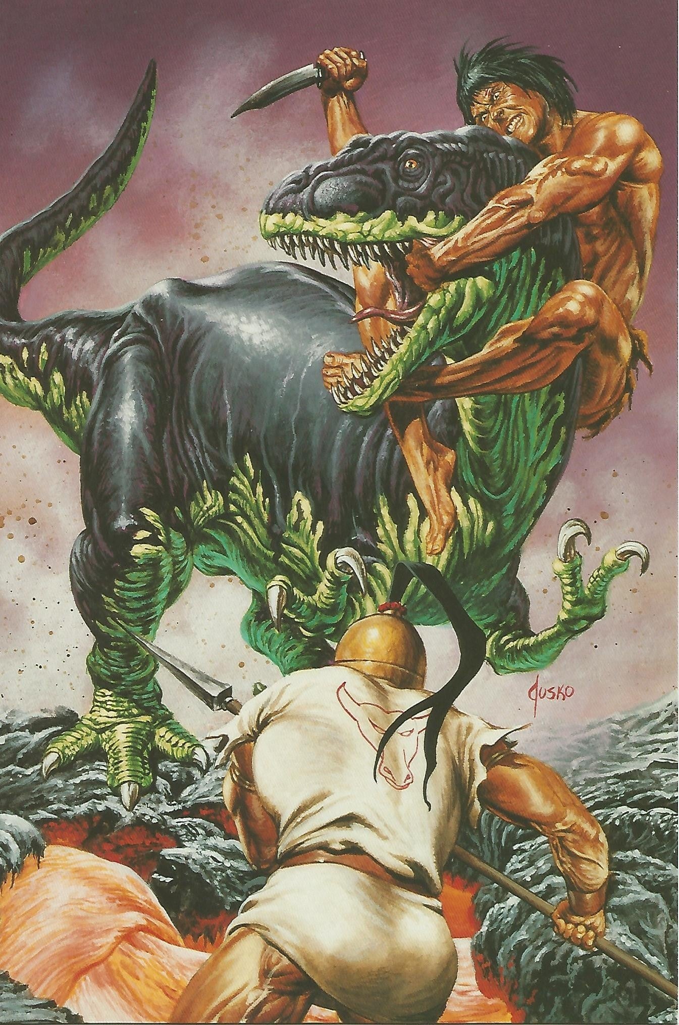 Colossal Card 59: Joe Jusko. Jurassic Battle