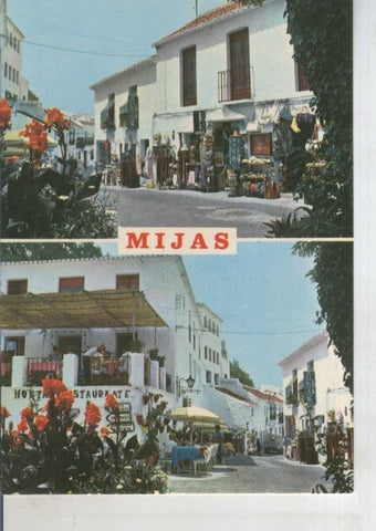 Postal 011208: Calles tipicas de Mijas, malaga
