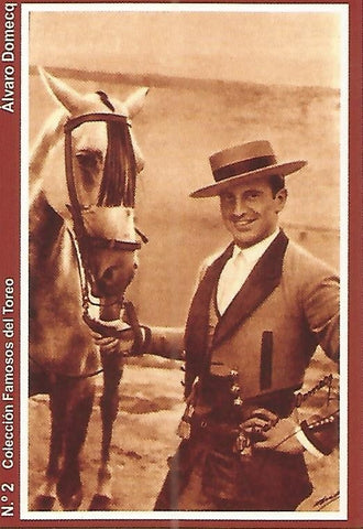 CALENDARIO PUBLICITARIO 02: Coleccion Famosos del Toreo: Alvaro Domecq