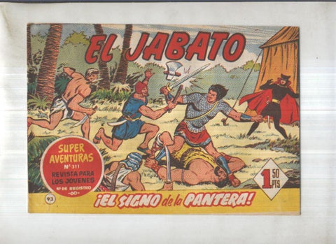 Bruguera: El Jabato numero 093: El signo de la pantera