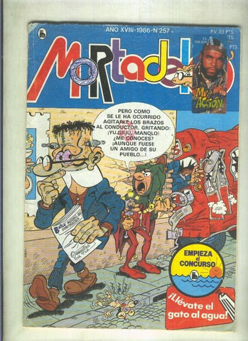 Super Mortadelo numero 257 (numerado 1 en trasera, pegatina en cubierta)