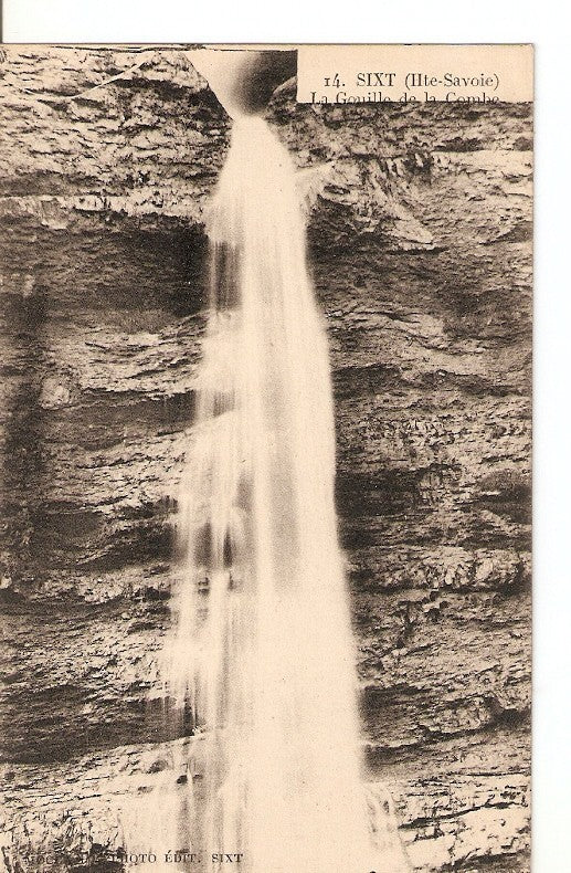 Postal 027628 : Sixt (Hte-Savoie) . La Gouille de la Combe