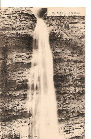 Postal 027628 : Sixt (Hte-Savoie) . La Gouille de la Combe