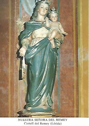 Postal 53755: NUESTRA SEÑORA DEL REMEY. Castell del Remei Lerida