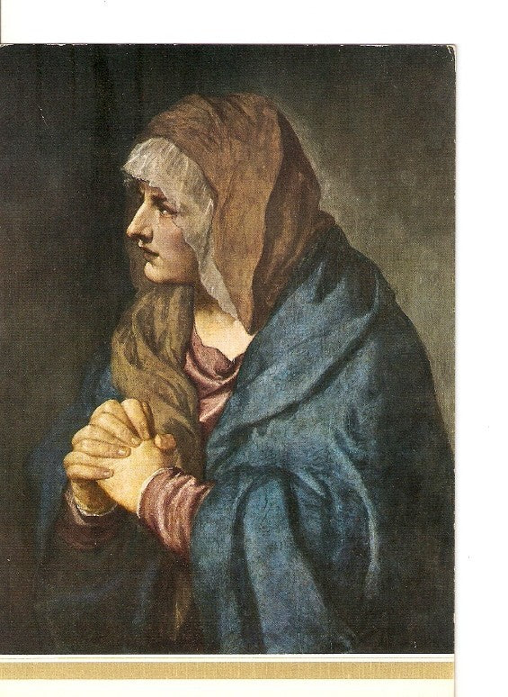 Postal 022081 : La Dolorosa, Tiziano museo del Prado