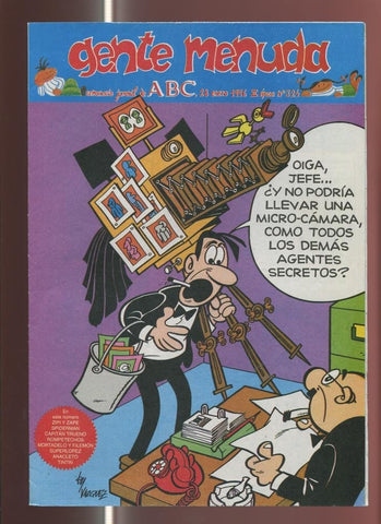 Gente Menuda seminario juvenil de ABC numero 324: El Capitan Trueno, etc