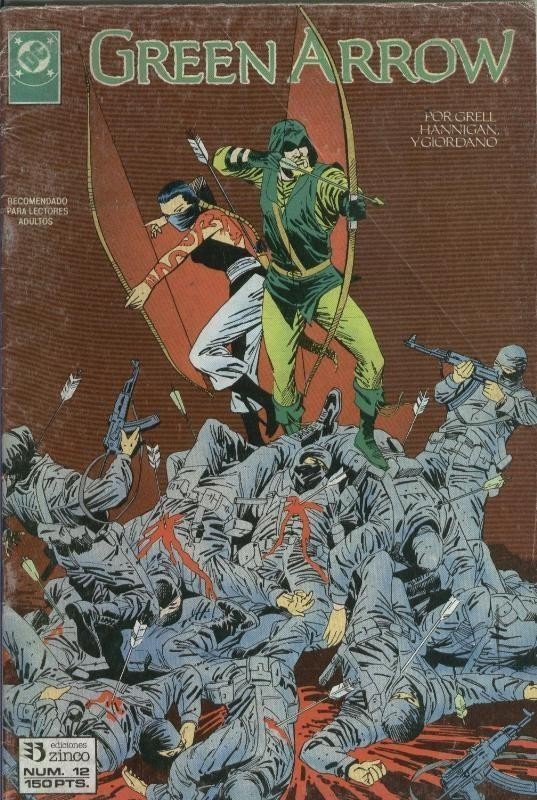 Green Arrow: Cazador acecha numero 12 (numerado 2 en trasera)