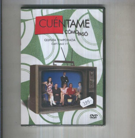 DVD: Cuentame como paso, numero 036 quinta temporada, capitulo 077