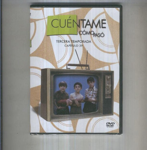DVD: Cuentame como paso, numero 132, tercera temporada, capitulo 039