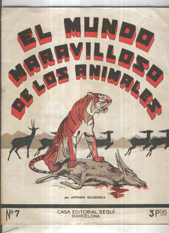 El mundo maravilloso de los animales numero 07: La jirafa, la hiena y el chacal