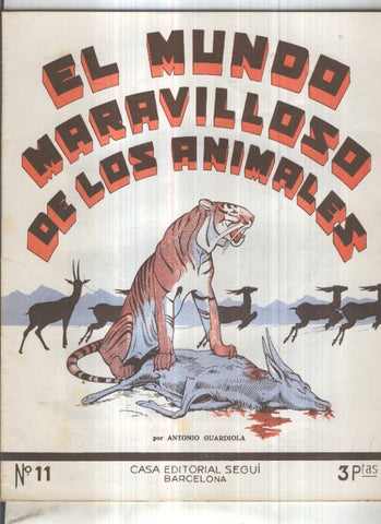 El mundo maravilloso de los animales numero 11: El toro, el bufalo y el bisonte