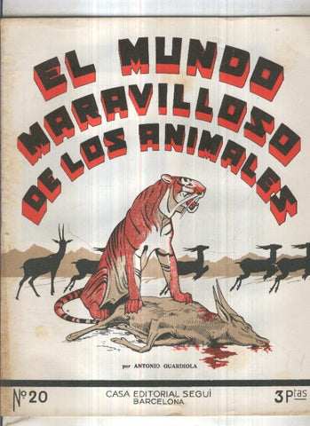 El mundo maravilloso de los animales numero 20: Antilopes, corzos y renos