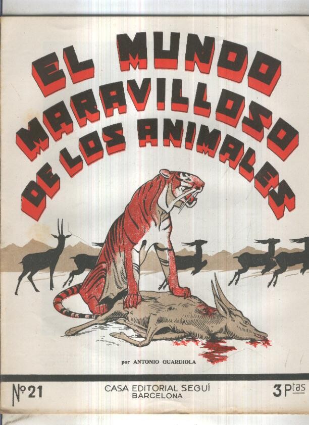 El mundo maravilloso de los animales numero 21: Antilopes, corzos y renos, Los marsupiales