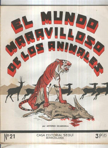 El mundo maravilloso de los animales numero 21: Antilopes, corzos y renos, Los marsupiales