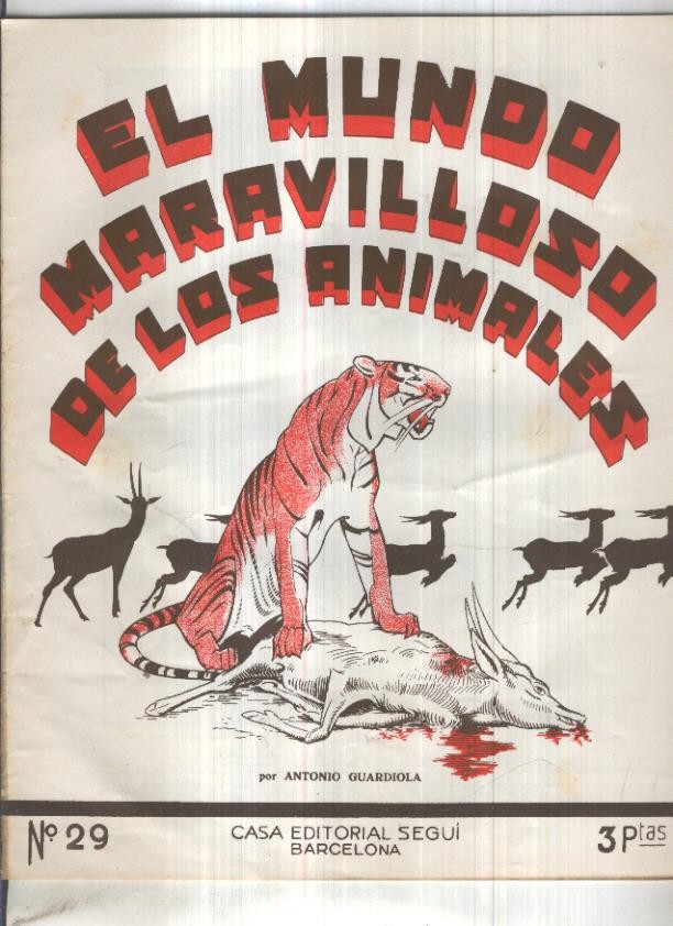 El mundo maravilloso de los animales numero 29: El huron y El topo