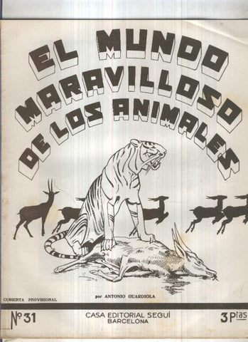 El mundo maravilloso de los animales numero 31: La rata, el raton y el conejo de indias