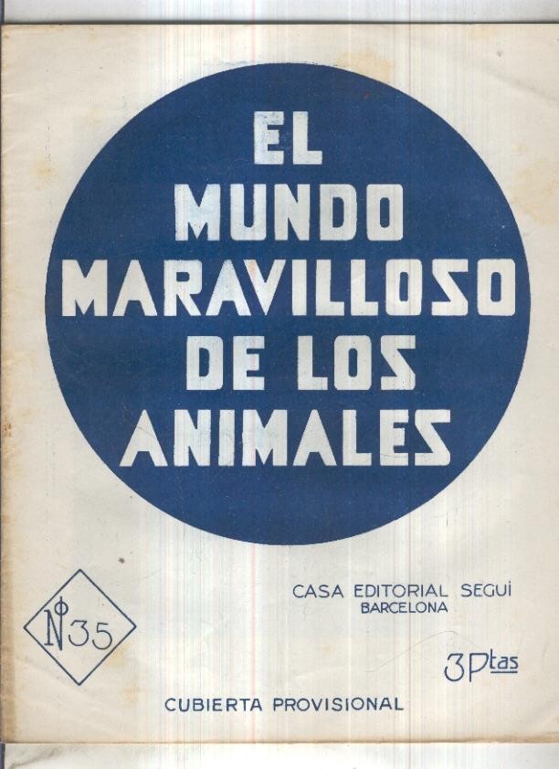 El mundo maravilloso de los animales numero 35: El adax, la chinchilla, la jutia y el jerbo