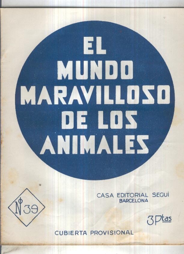 El mundo maravilloso de los animales numero 39: Los monstruos marinos