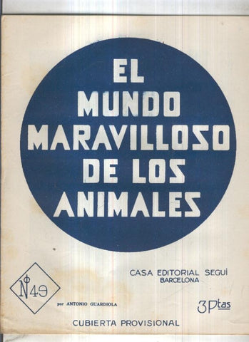 El mundo maravilloso de los animales numero 49: Monos, mangabeys y macacos