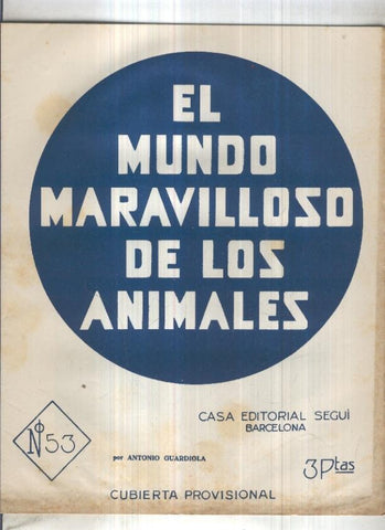 El mundo maravilloso de los animales numero 53: Carnivoros marinos
