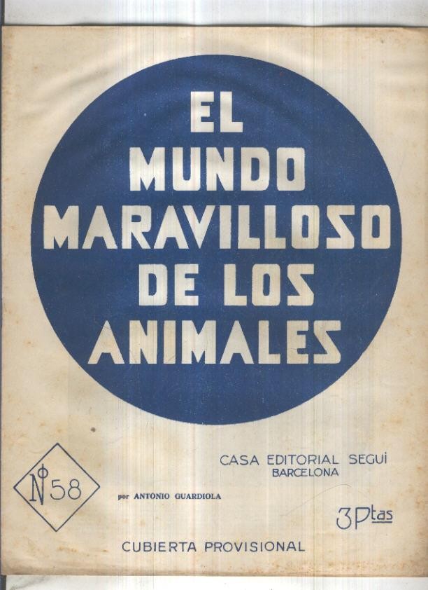 El mundo maravilloso de los animales numero 58: Monos en general