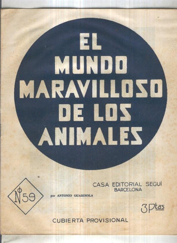 El mundo maravilloso de los animales numero 59: Monos en general