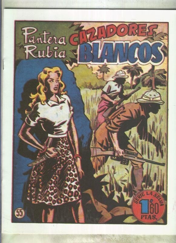 Pantera Rubia facsimil: Cazadores blancos