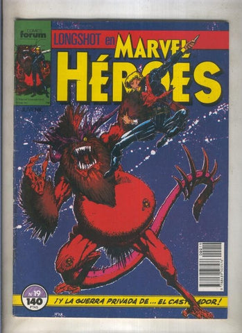 Marvel Heroes numero 19: Longshot  (numerado 2 en trasera)