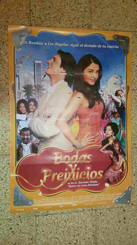 Poster de cine: Bodas y prejuicios. Un film de Gurinder Chadha