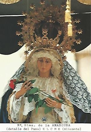 Postal 53644: VIRGEN DE LA AMARGURA. Elche Alicante