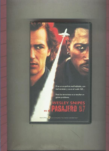 Video VHS: Pasajero 57 (Wesley Snipes)