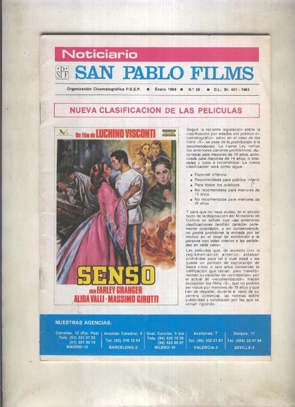 San Pablo Films Noticiario numro 28, enero 1984