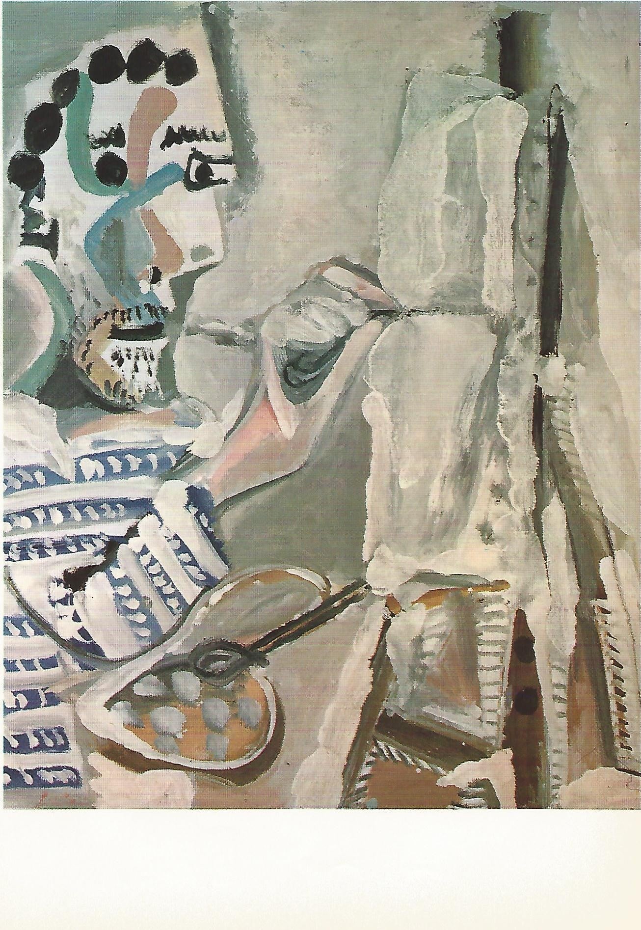 Lamina 084: Picasso. Pintor trabajando