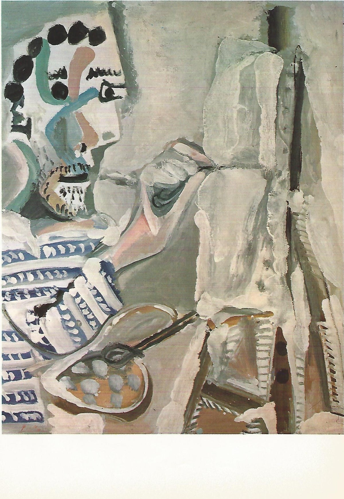 Lamina 084: Picasso. Pintor trabajando