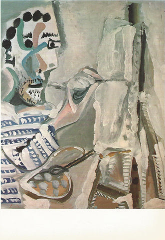 Lamina 084: Picasso. Pintor trabajando