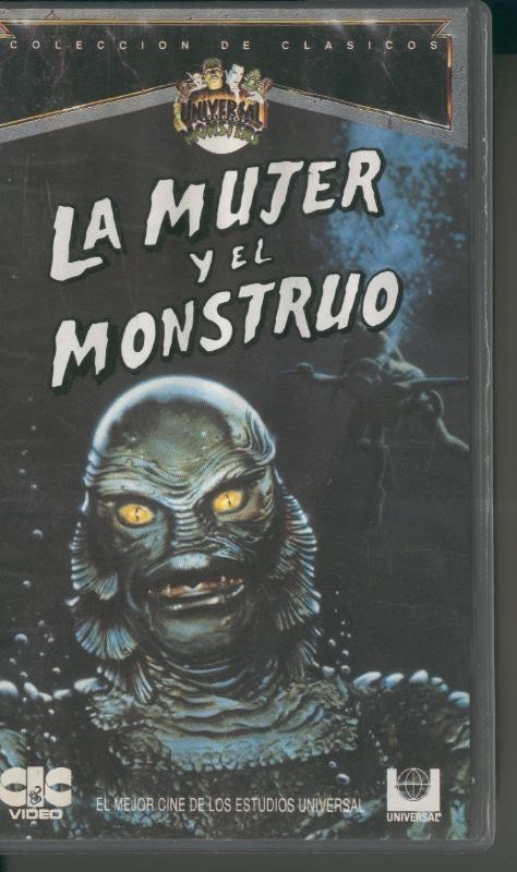 Video VHS: La mujer y el monstruo