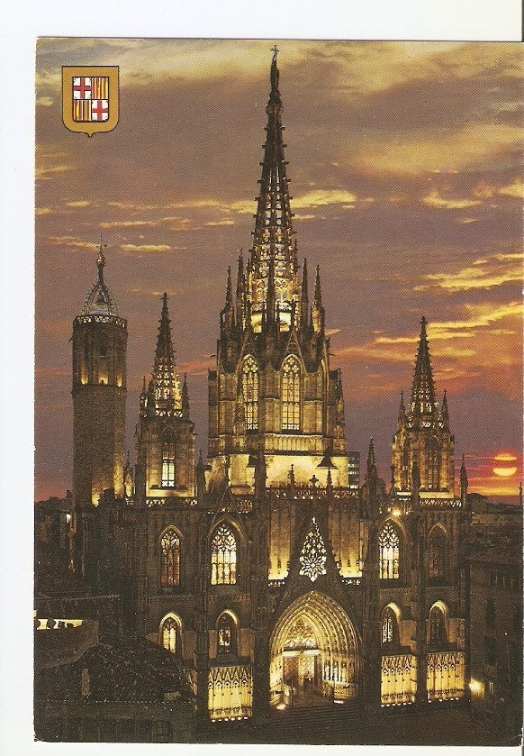 Postal 022923 : Catedral de Barcelona