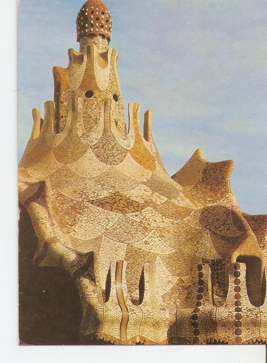 Postal 037608 : Antoni Gaudi Park Guell Barcelona