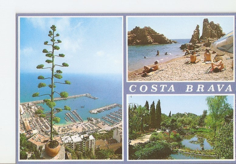 Postal 022324 : Blanes (Costa Brava). Su puerto, sus playas, sus jardines