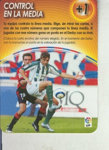 Derby Total 2004-2005: Medio tiempo: Control en la media