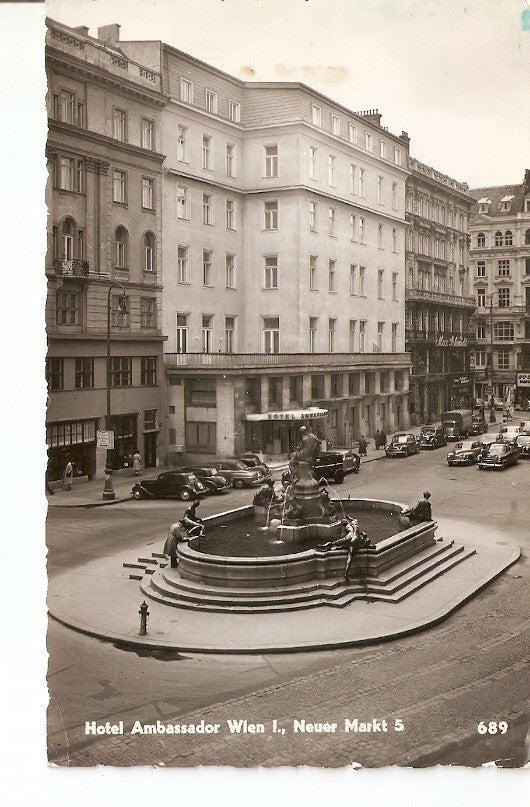 Postal 027298 : Hotel Ambassador Wien I., Neuer Markt 5