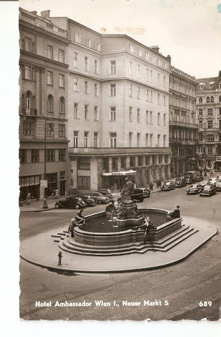 Postal 027298 : Hotel Ambassador Wien I., Neuer Markt 5