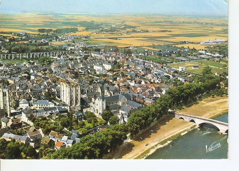 Postal 041350 : Beaugency (Loiret). Vue aerienne sur la ville. Les Merveilles du Val de Loire
