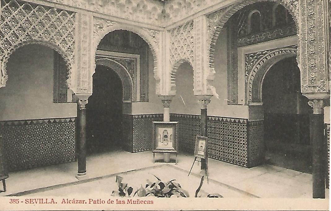 Postal 50463: SEVILLA - Alcazar- Patio de las Muñecas