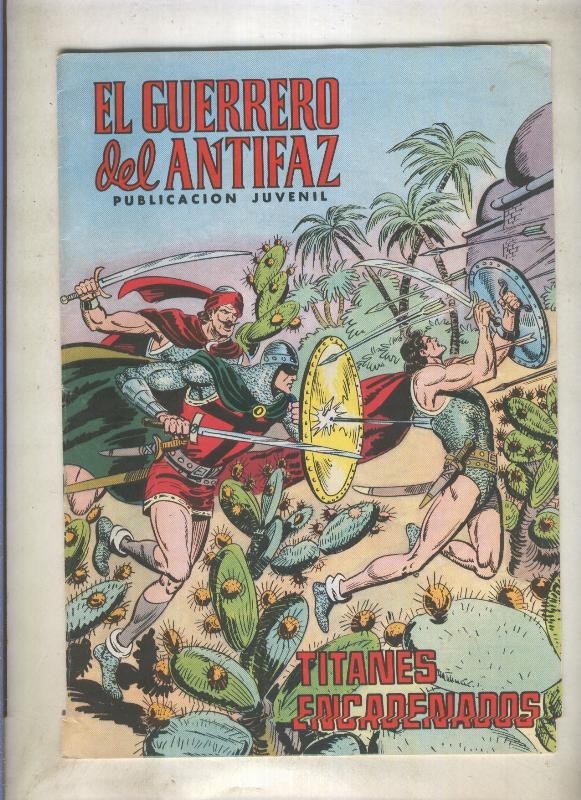 El Guerrero del Antifaz color numero 138: Titanes encadenados (numerado 2 en trasera)